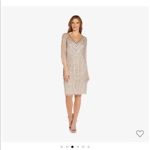 Adrianna Papell sequined dress